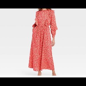 Who What Wear Long Sleeve Prairie Dress